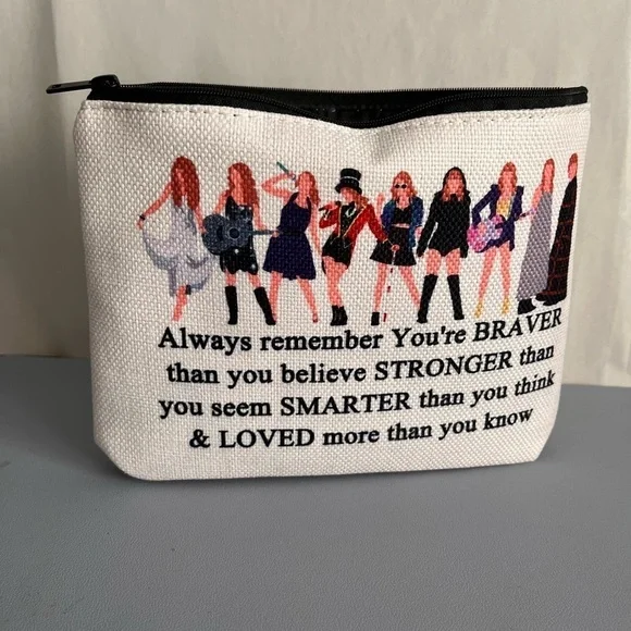 Zippered Eras Tour cosmetic bag 9” x 7” - Picture 2 of 5